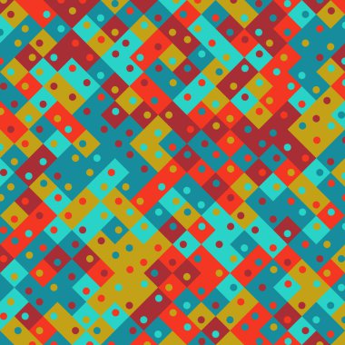 Color Rhombus tile tessellation pattern illustration