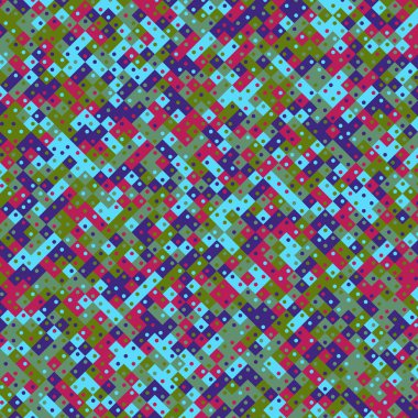 Color Rhombus tile tessellation pattern illustration