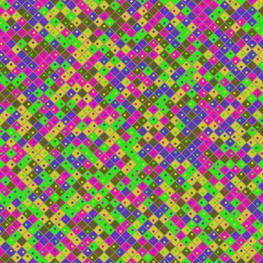 Color Rhombus tile tessellation pattern illustration