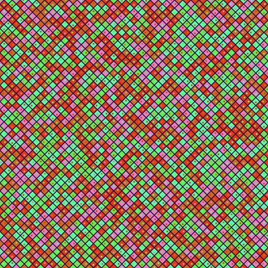 Color Rhombus tile tessellation pattern illustration