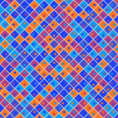 Color Rhombus tile tessellation pattern illustration