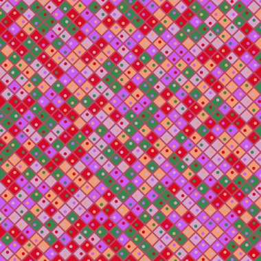 Color Rhombus tile tessellation pattern illustration
