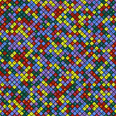 Color Rhombus tile tessellation pattern illustration
