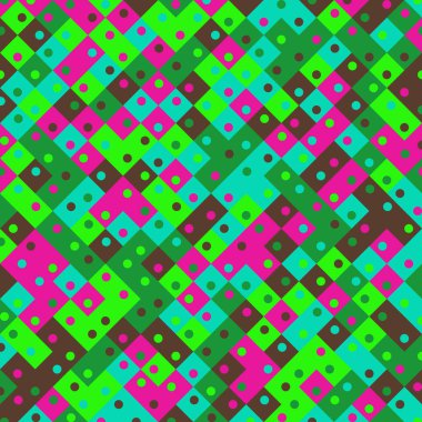 Color Rhombus tile tessellation pattern illustration