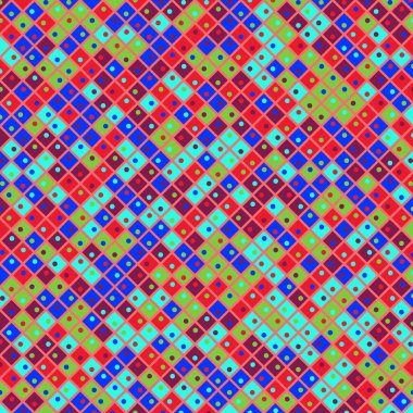 Color Rhombus tile tessellation pattern illustration