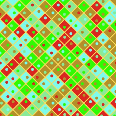 Color Rhombus tile tessellation pattern illustration