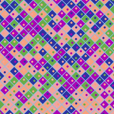 Color Rhombus tile tessellation pattern illustration