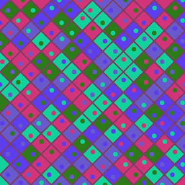 Color Rhombus tile tessellation pattern illustration
