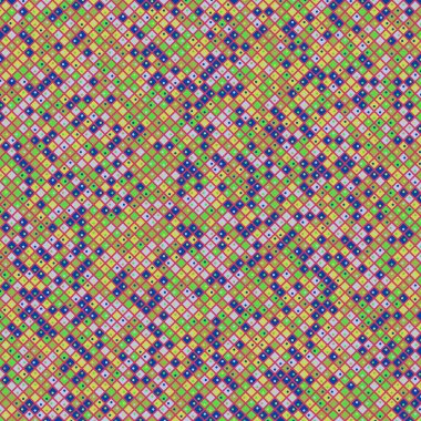 Color Rhombus tile tessellation pattern illustration