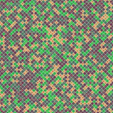 Color Rhombus tile tessellation pattern illustration