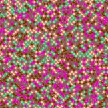 Color Rhombus tile tessellation pattern illustration