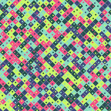 Color Rhombus tile tessellation pattern illustration