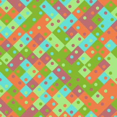 Color Rhombus tile tessellation pattern illustration
