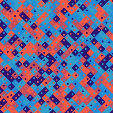 Color Rhombus tile tessellation pattern illustration