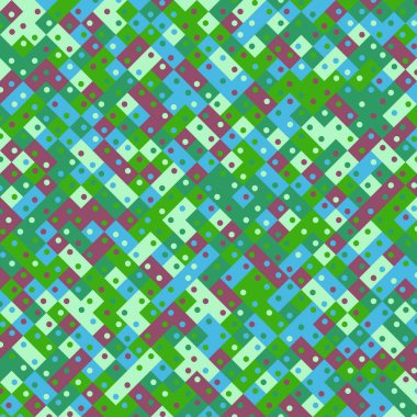 Color Rhombus tile tessellation pattern illustration