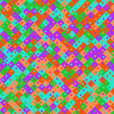 Color Rhombus tile tessellation pattern illustration