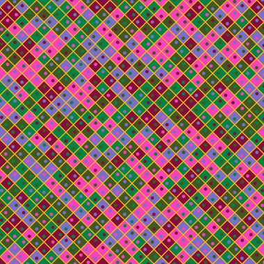 Color Rhombus tile tessellation pattern illustration