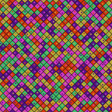 Color Rhombus tile tessellation pattern illustration