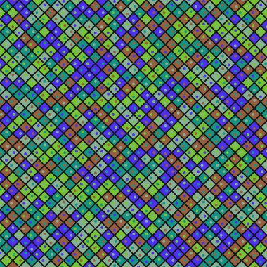 Color Rhombus tile tessellation pattern illustration