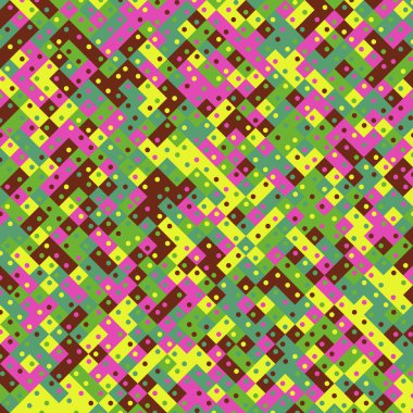 Color Rhombus tile tessellation pattern illustration