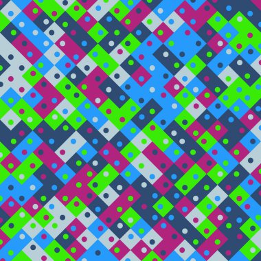 Color Rhombus tile tessellation pattern illustration