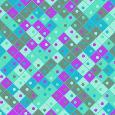 Color Rhombus tile tessellation pattern illustration