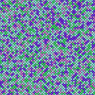 Color Rhombus tile tessellation pattern illustration