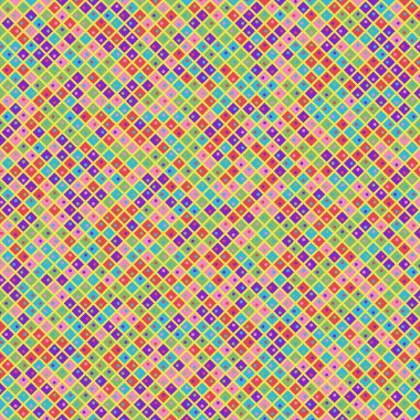 Color Rhombus tile tessellation pattern illustration