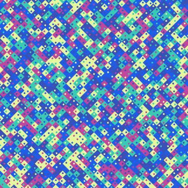 Color Rhombus tile tessellation pattern illustration