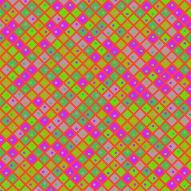 Color Rhombus tile tessellation pattern illustration