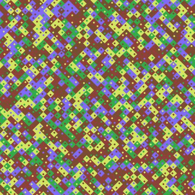 Color Rhombus tile tessellation pattern illustration