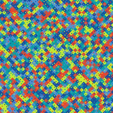 Color Rhombus tile tessellation pattern illustration