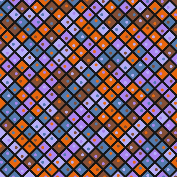 Color Rhombus Tile Tessellation Pattern Illustration — Stock vektor