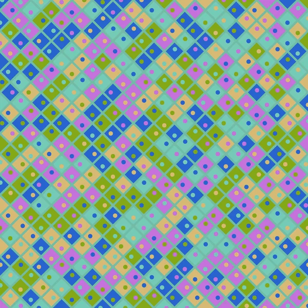 Color Rhombus Tile Tessellation Pattern Illustration — Stock vektor