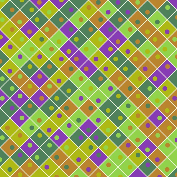 Color Rhombus Tile Tessellation Pattern Illustration —  Vetores de Stock