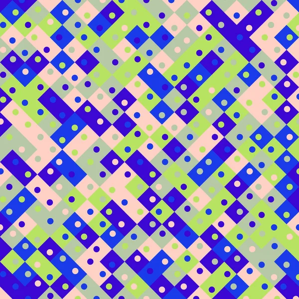 Color Rhombus Tile Tessellation Pattern Illustration — Archivo Imágenes Vectoriales