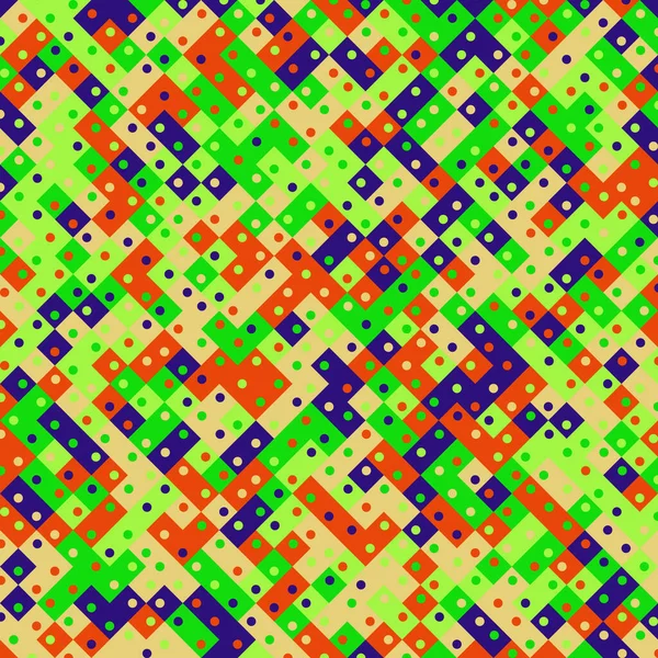 Color Rhombus Tile Tessellation Pattern Illustration — Archivo Imágenes Vectoriales