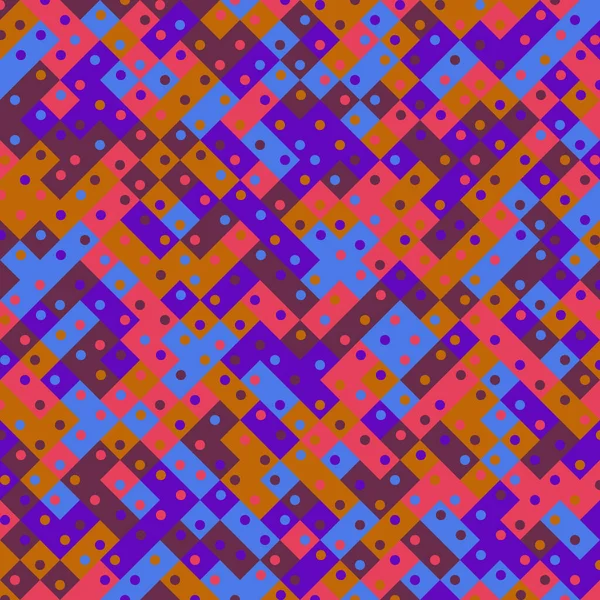 Color Rhombus Tile Tessellation Pattern Illustration — 图库矢量图片