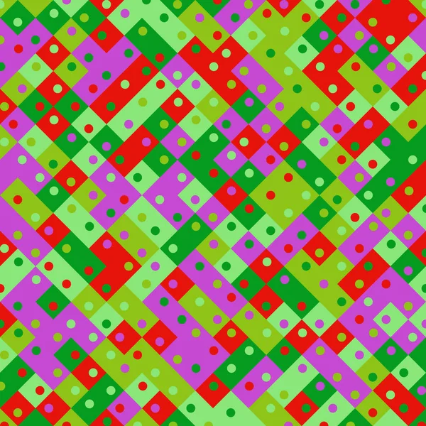 Color Rhombus Tile Tessellation Pattern Illustration — Stock vektor