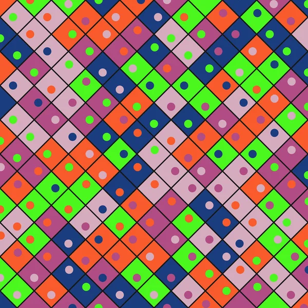 Color Rhombus tile tessellation pattern illustration