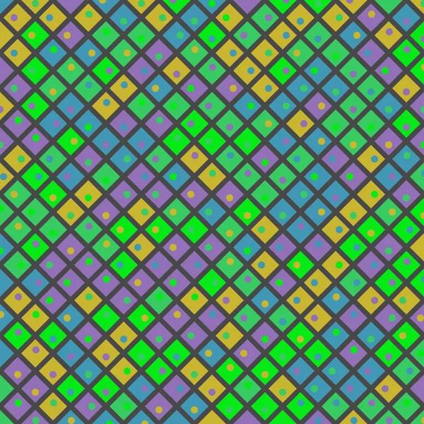 Color Rhombus Tile Tessellation Pattern Illustration — 图库矢量图片