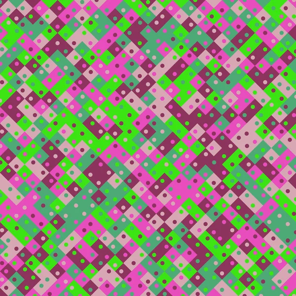 Color Rhombus Tile Tessellation Pattern Illustration — Archivo Imágenes Vectoriales