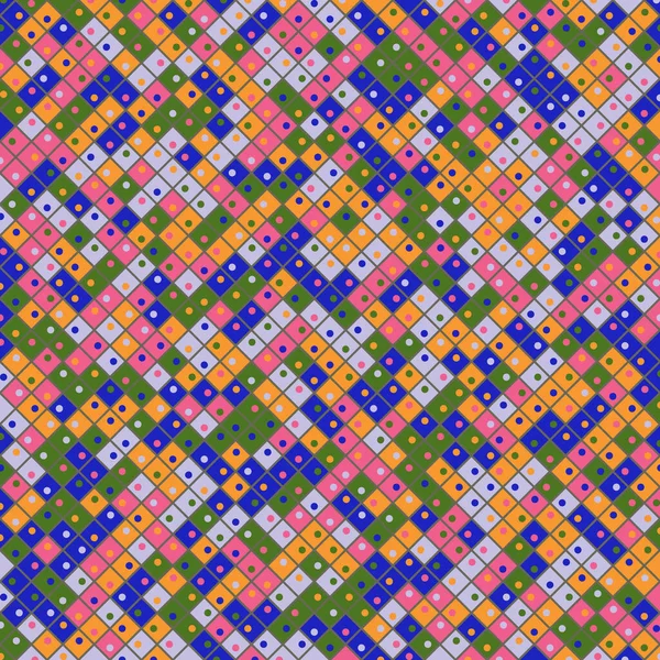 Color Rhombus tile tessellation pattern illustration