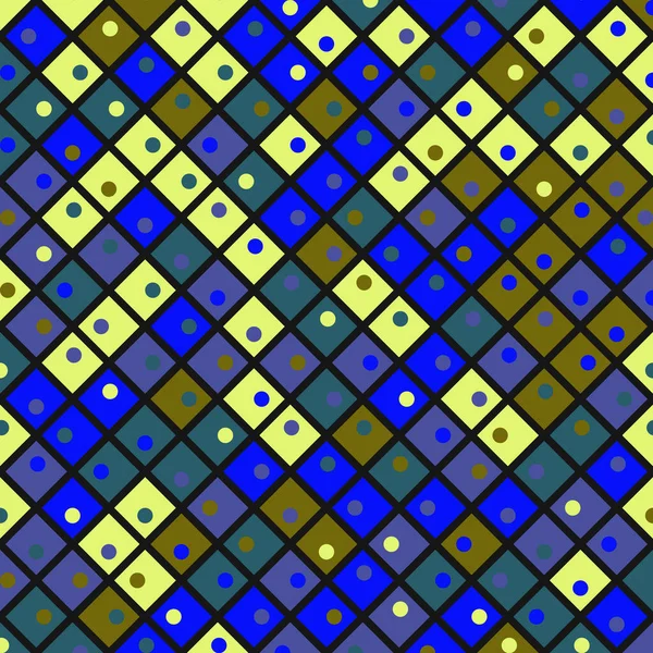 Color Rhombus tile tessellation pattern illustration