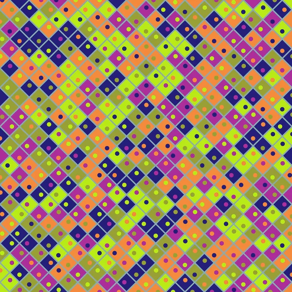 Color Rhombus Tile Tessellation Pattern Illustration — 图库矢量图片