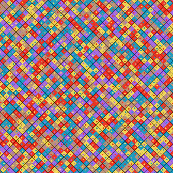 Color Rhombus tile tessellation pattern illustration
