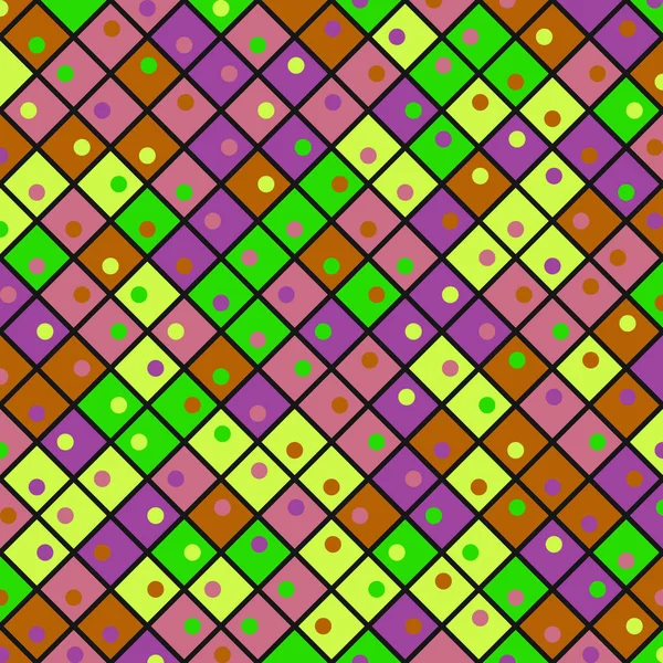 Color Rhombus tile tessellation pattern illustration