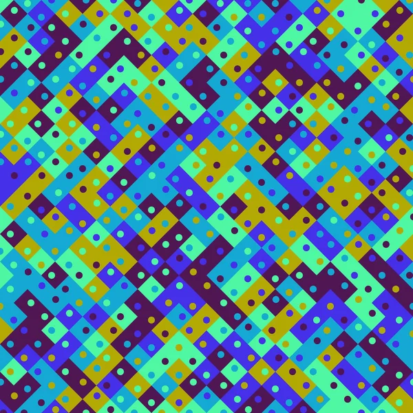 Color Rhombus Tile Tessellation Pattern Illustration — Stok Vektör