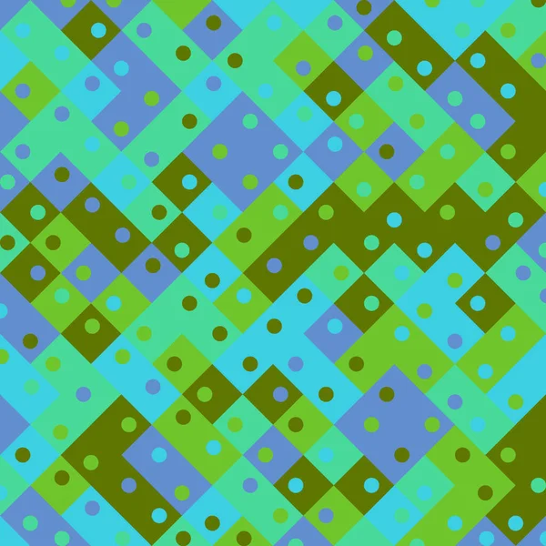 Color Rhombus Tile Tessellation Pattern Illustration — 스톡 벡터