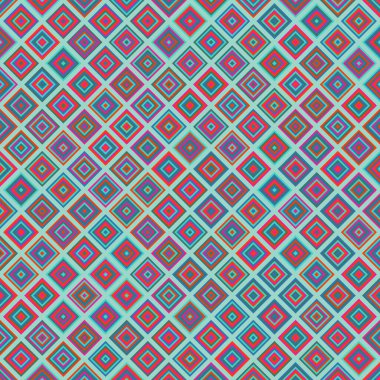 Color Rhombus tile tessellation pattern illustration